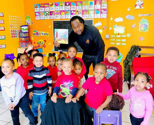 URBANTOONS teaching positive affirmations in new children’s books.