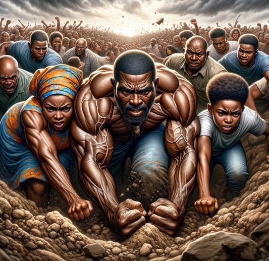 Together We Can Move Mountians 18x 18 inches