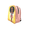 Shakura Kids M Pink School Backpack (Model 1601)(Medium) - UrbanToons Inc.