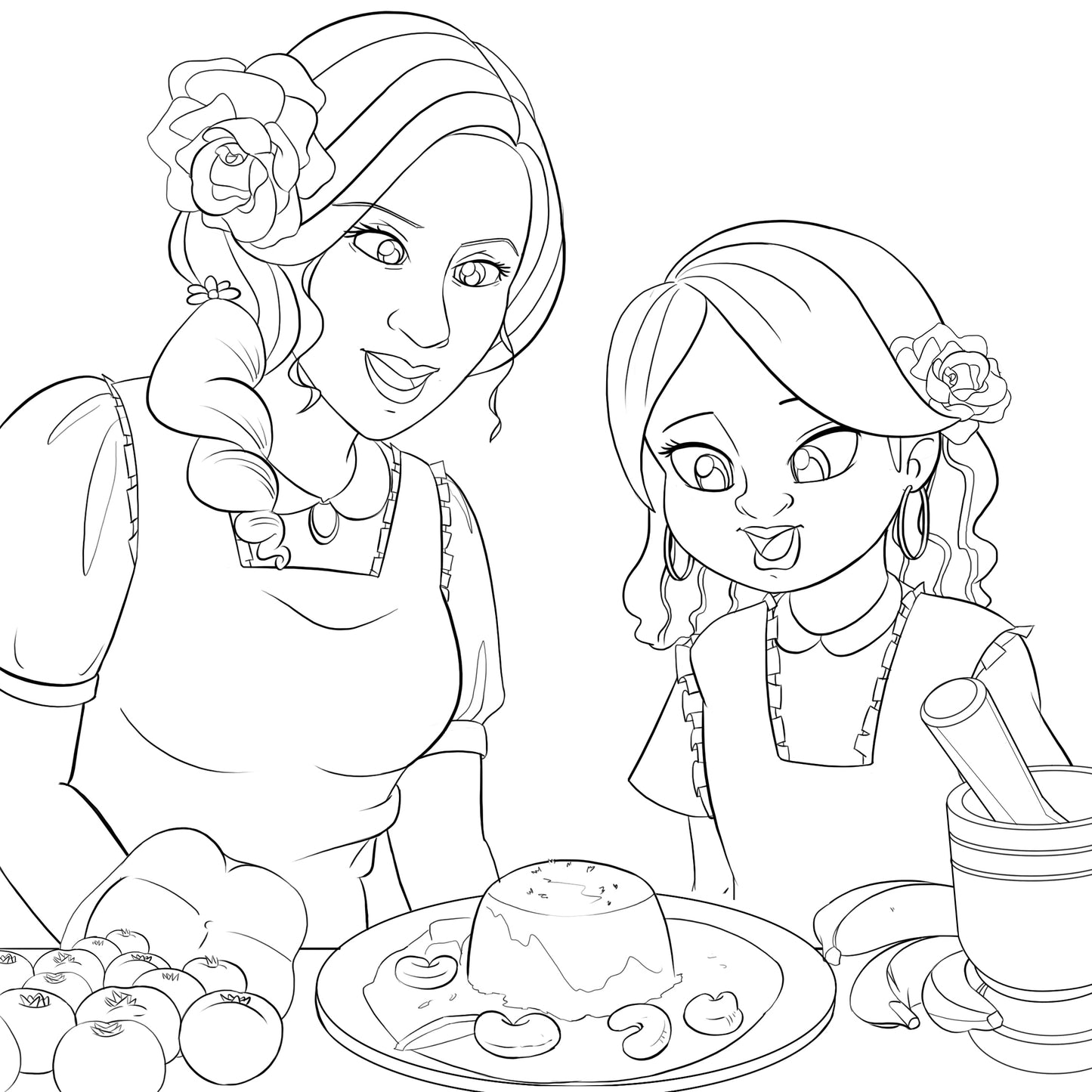 Urbantoons Isabella COLORING BOOKS - UrbanToons Inc.