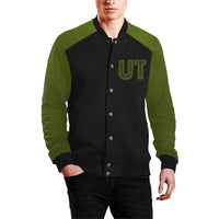 UT Malcolm X Mint Green Baseball Jacket - UrbanToons Inc.