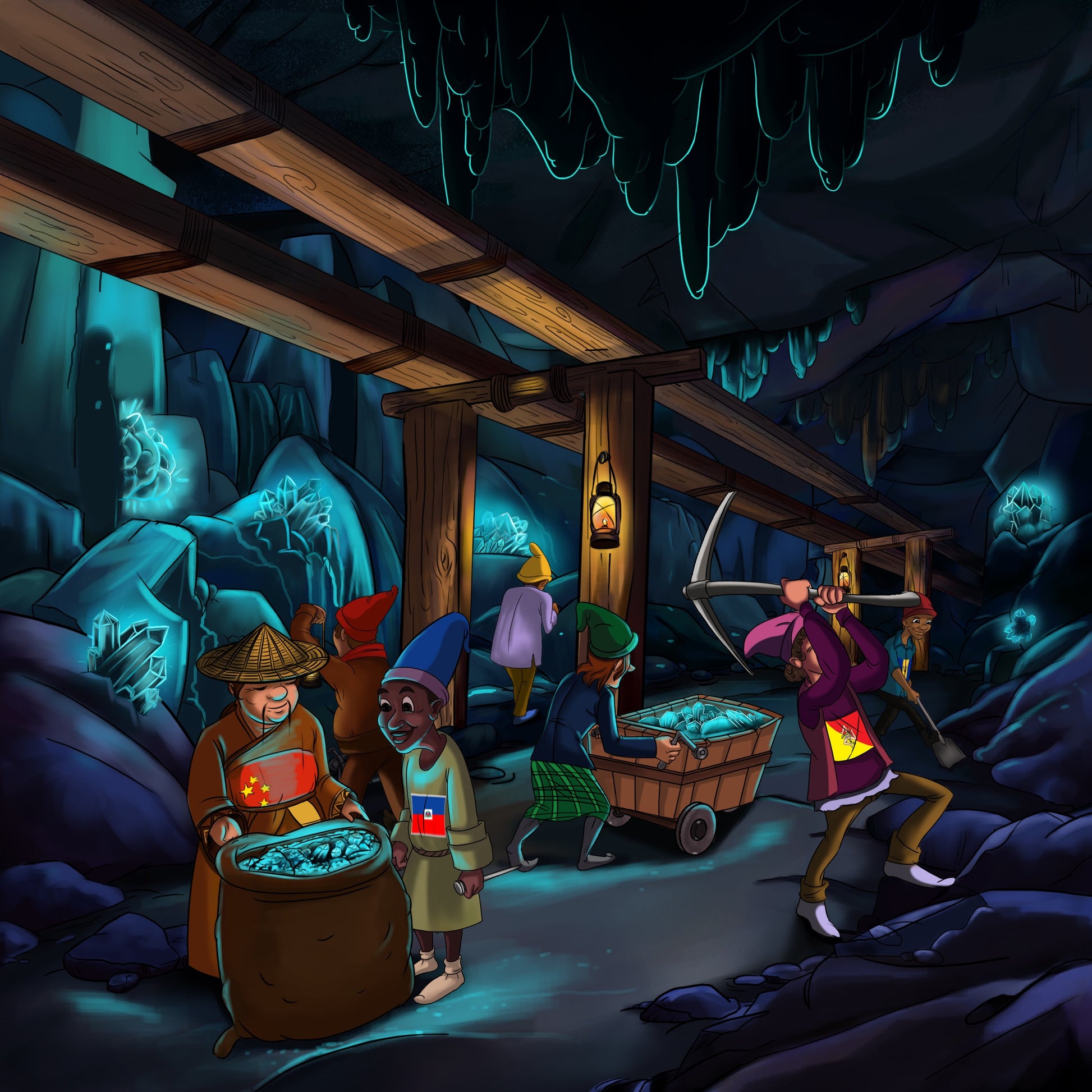 Urbantoons Vitiligo Beauty and The Seven Dwarfs - UrbanToons Inc.