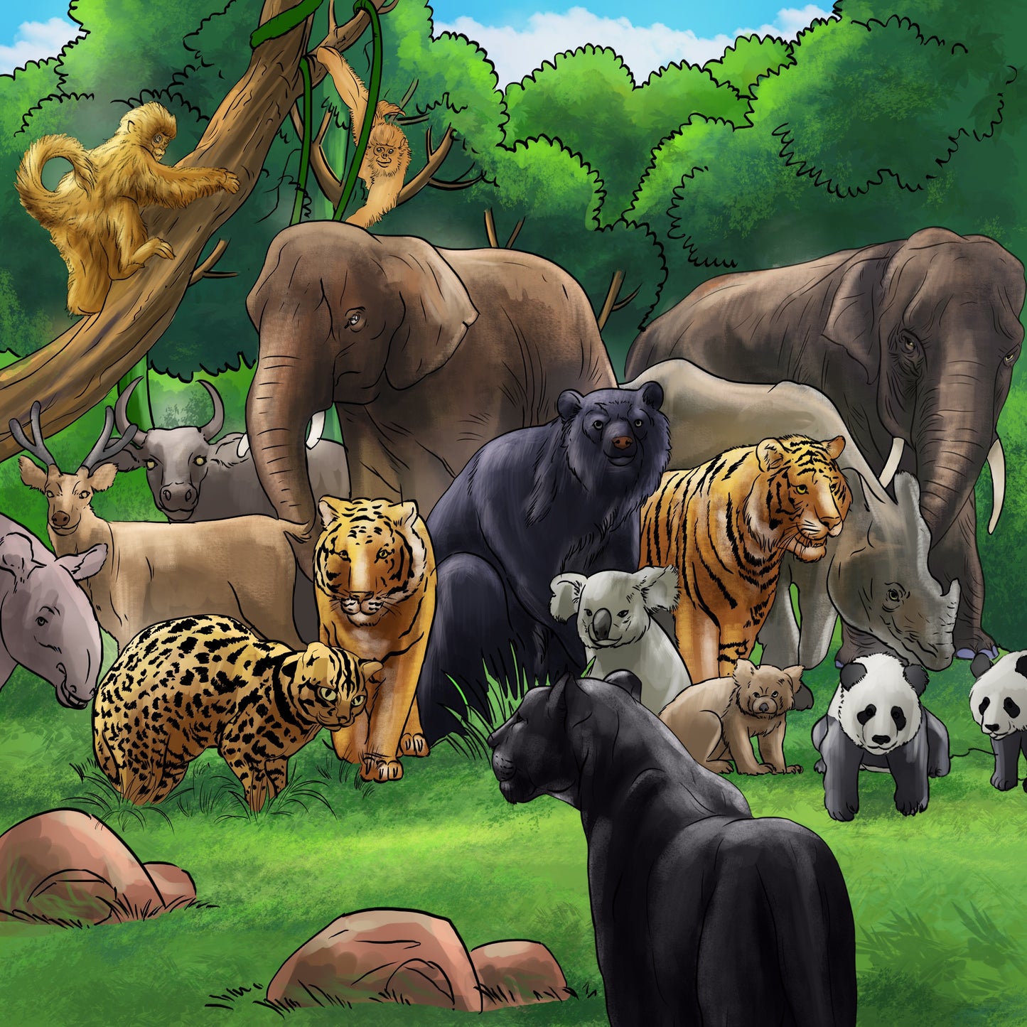 Urbantoons Panther Pride NEW - UrbanToons Inc.