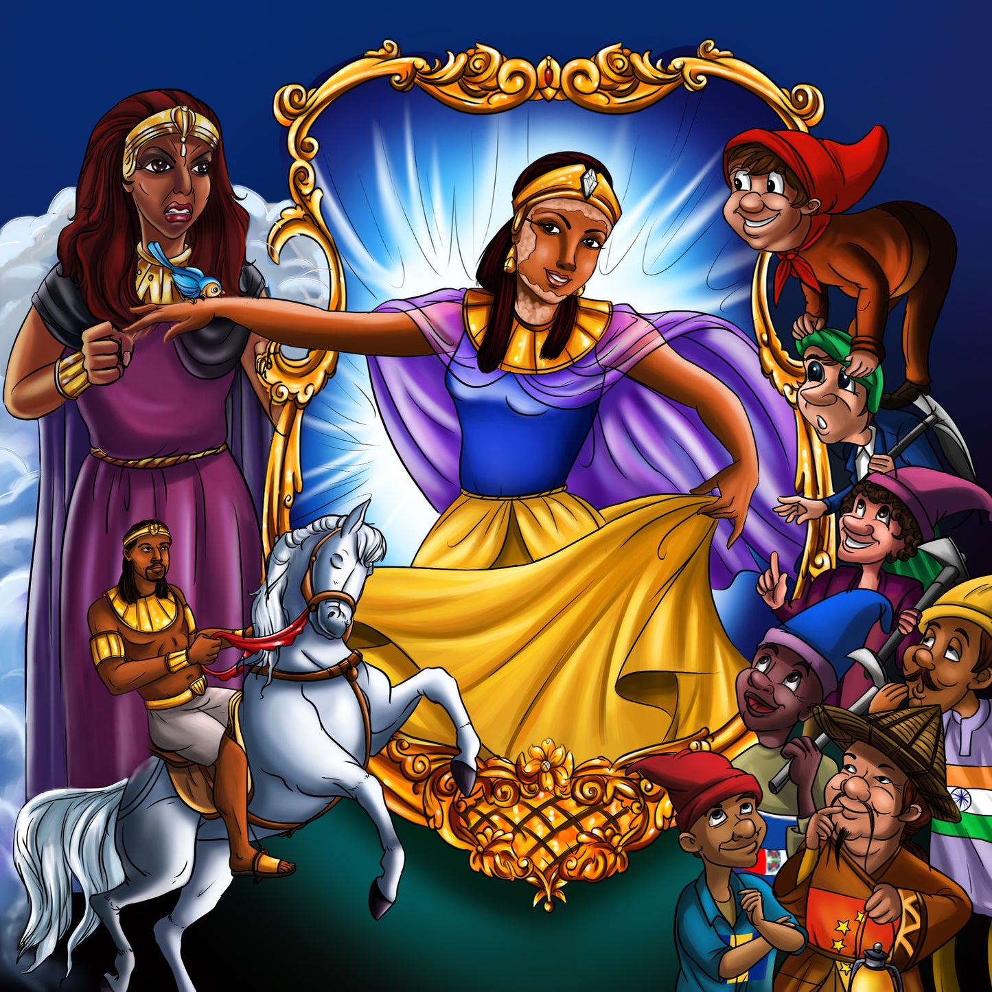 Urbantoons Melanin Princess Bundle (Books 1-5) Bonus FREE Coloring Book - UrbanToons Inc.