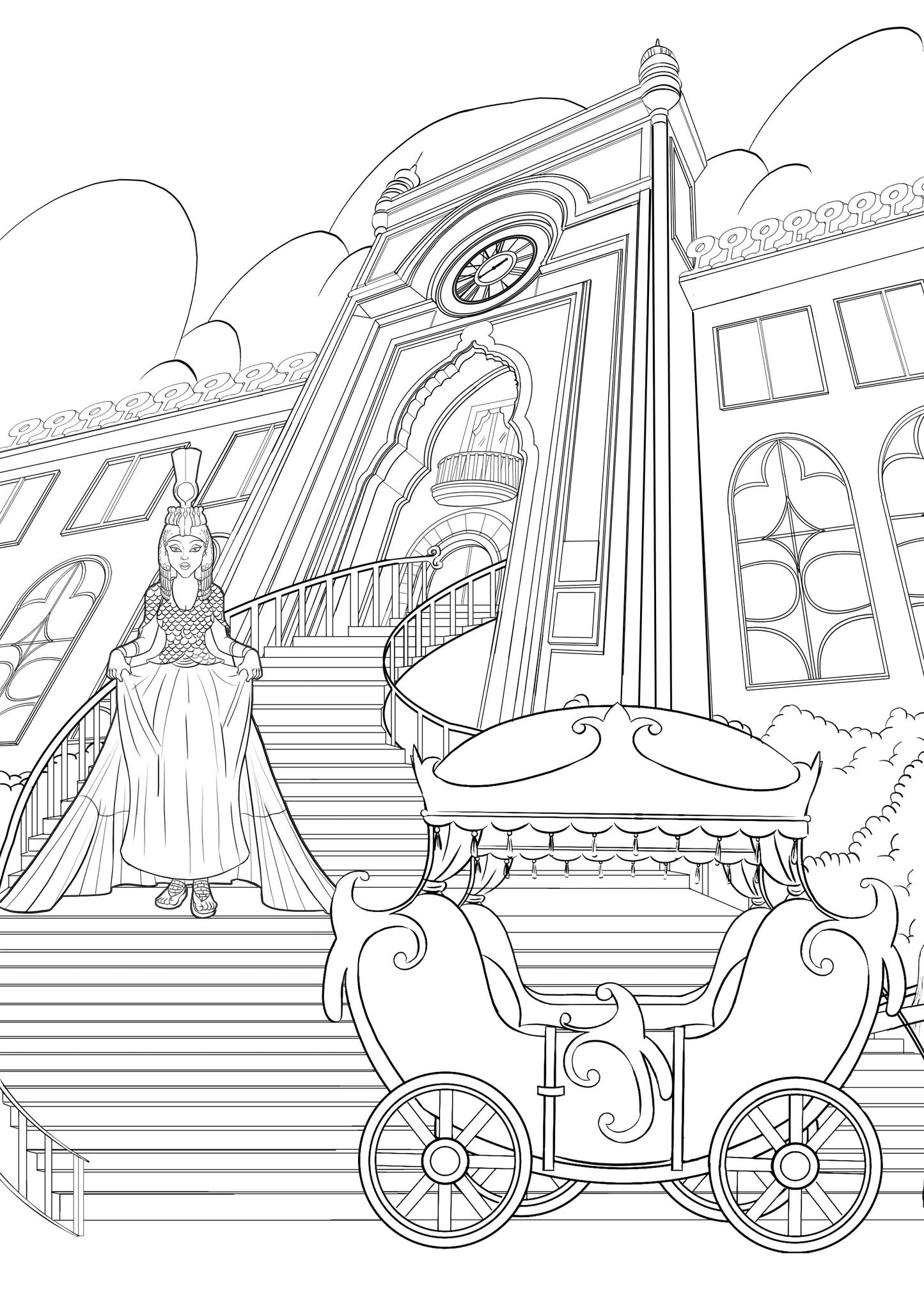 Melanin Beauty Coloring Book NEW ARRIVAL - UrbanToons Inc.