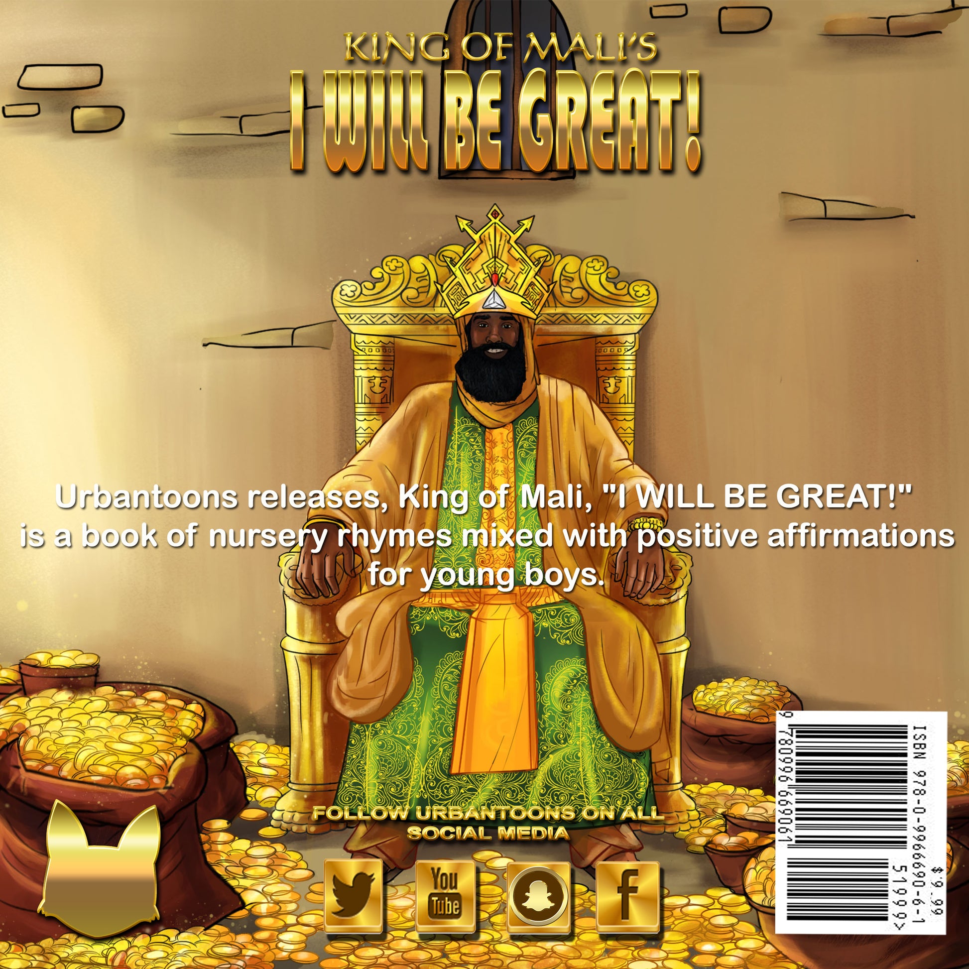 I WILL BE GREAT Nursery Rhymes (Positive Affirmations for boys) - UrbanToons Inc.