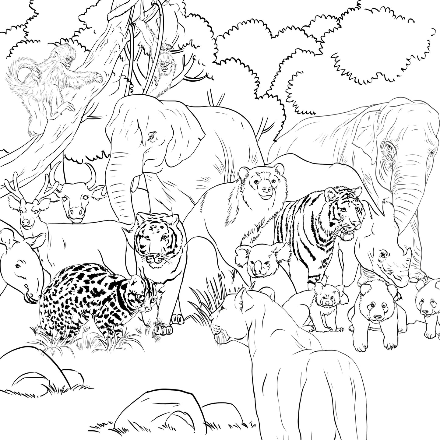 Panther Pride ( Download, Print & Color)