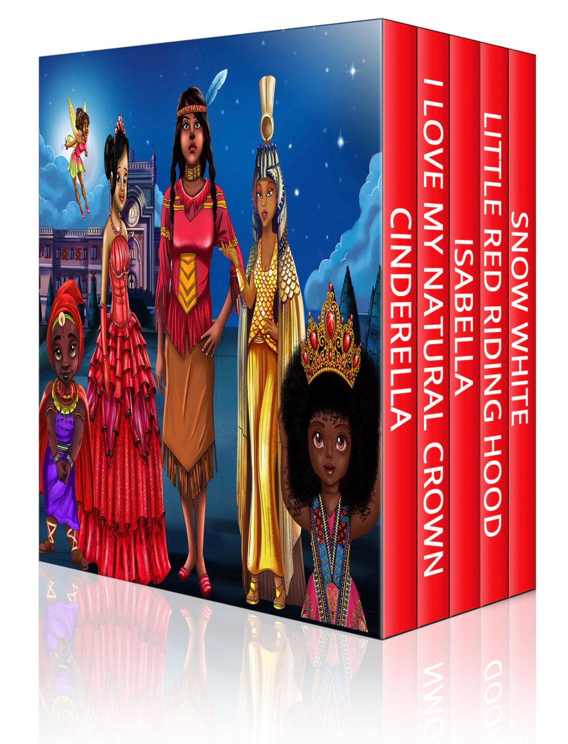 Urbantoons Melanin Princess Bundle (Books 1-5) Bonus FREE Coloring Book - UrbanToons Inc.
