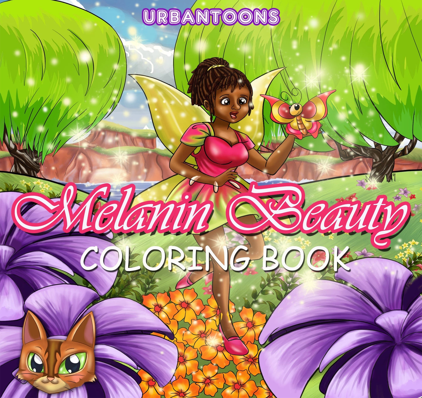 Melanin Princess Coloring Book (Download, Print & Color)