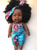 Baby Imani Blue Onesie - UrbanToons Inc.