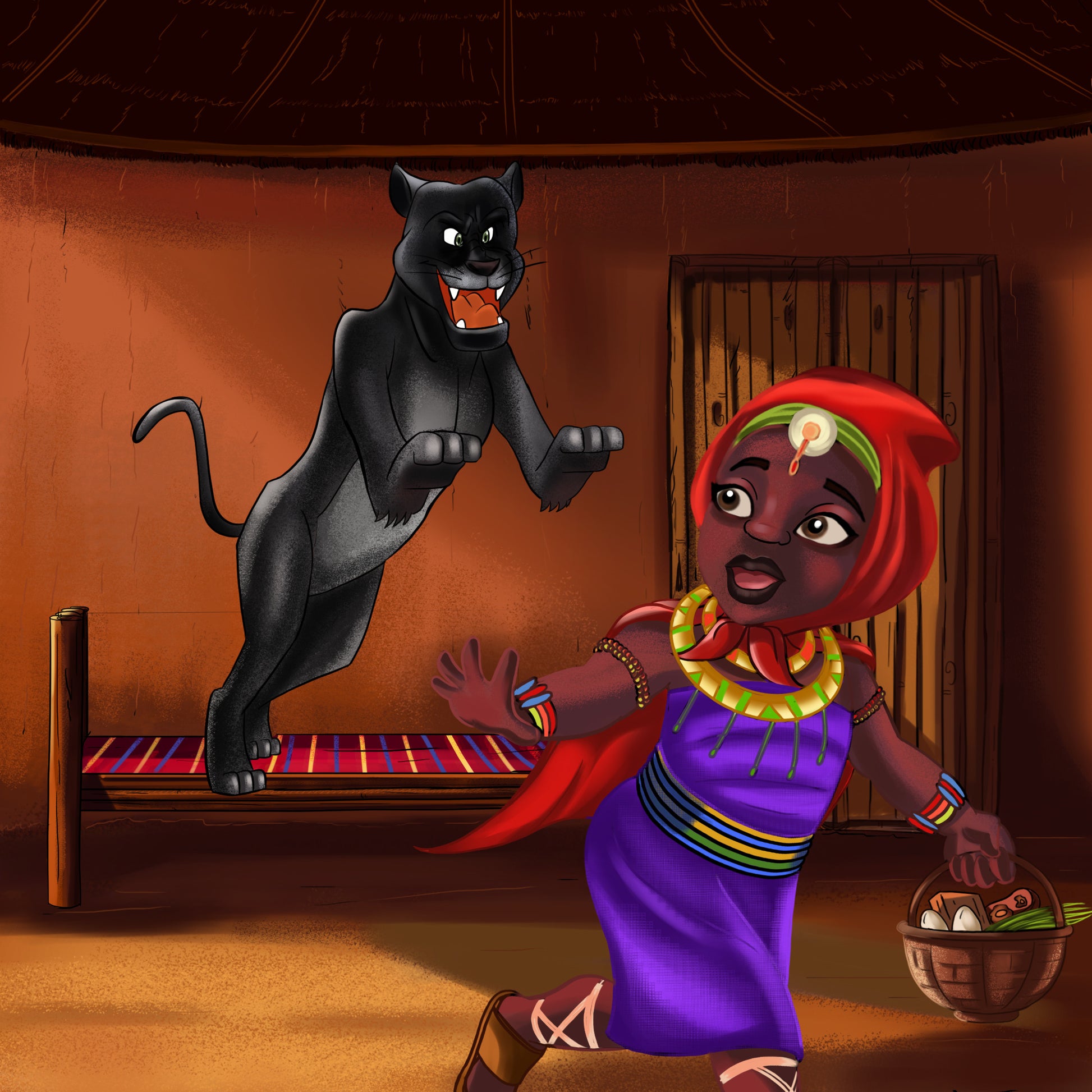 UrbanToons Little Red Riding Hood and the Masai Warriors - UrbanToons Inc.