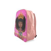 I Love My Natural Crown Kids L School Backpack/Large (Model 1601) - UrbanToons Inc.