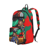 Marcus Garvey Red Army Large Capacity Travel Backpack (Model 1691) - UrbanToons Inc.