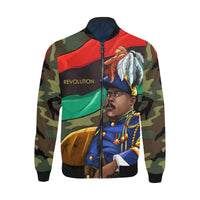 Marcus Garvey Army Bomber Jacket for Men - UrbanToons Inc.