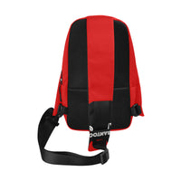 Urbantoons Red fanny pack Chest Bag (Model 1678) - UrbanToons Inc.