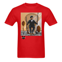 Huey P Newtown Red Sunny Men's T-shirt (USA Size) (Model T02) - UrbanToons Inc.