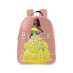 Black Girl Magic School Backpack/Large (Model 1601) - UrbanToons Inc.