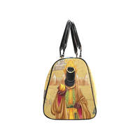Mansa Musa Hand Bag New Waterproof Travel Bag/Large (Model 1639) - UrbanToons Inc.