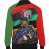 RBG Marcus Garvey Baseball Jacket Men's All Over Print Baseball Jacket (Model H26) - UrbanToons Inc.