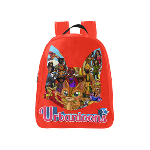 Urbantoons Toon Nation Kids Medium School Backpack (Model 1601)(Medium) - UrbanToons Inc.