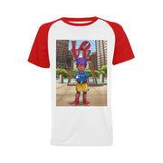 Pinocchio Philly Men's Raglan T-shirt Big Size (USA Size) (Model T11) - UrbanToons Inc.