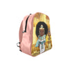 Shakura Princess Egyptian Kids Medium Pink School Backpack (Model 1601)(Medium) - UrbanToons Inc.