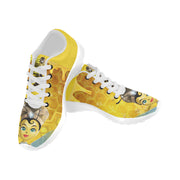 Urbantoons The Queen Bee  White Kid's Running Shoes - UrbanToons Inc.