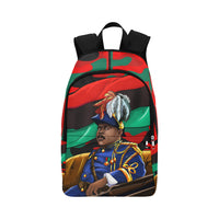 Marcus Garvey Red Army Book Bag Fabric Backpack for Adult (Model 1659) - UrbanToons Inc.
