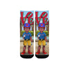 Urbantoons Pinocchio LOVE Socks Kids' Custom Socks - UrbanToons Inc.