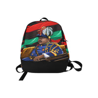 Marcus Garvey Red Army Book Bag Fabric Backpack for Adult (Model 1659) - UrbanToons Inc.