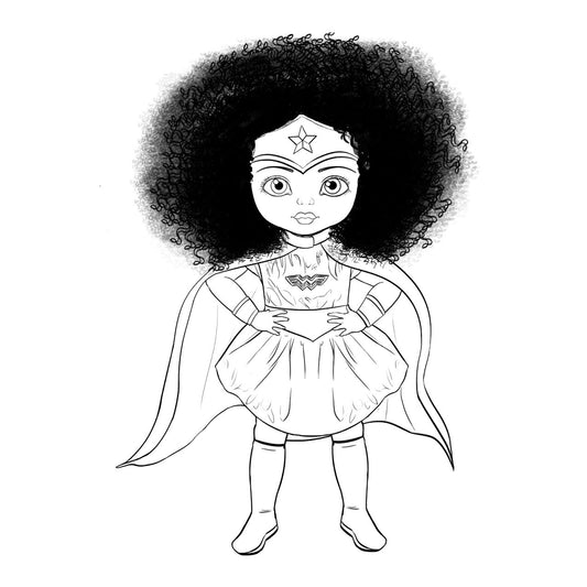 Melanin Woman Digital Download - UrbanToons Inc.