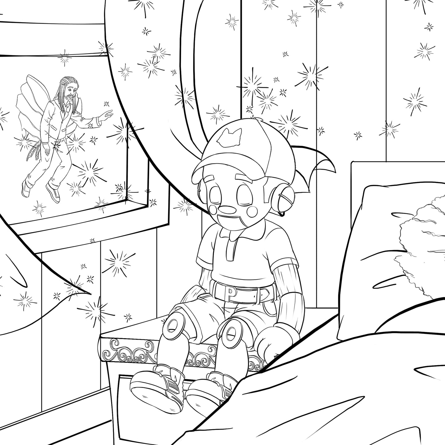 Urbantoons Pinocchio COLORING BOOK - UrbanToons Inc.