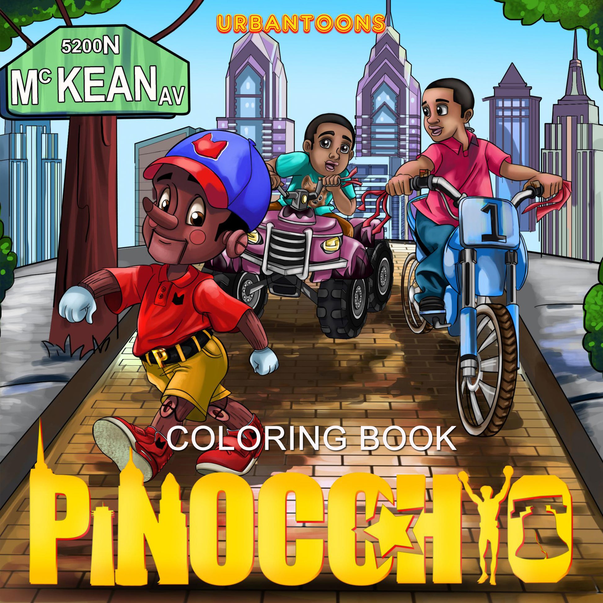 Urbantoons Pinocchio COLORING BOOK - UrbanToons Inc.