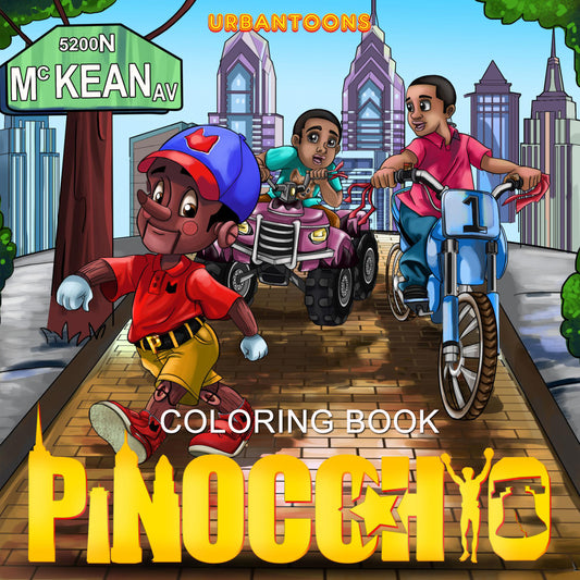 Urbantoons Pinocchio COLORING BOOK - UrbanToons Inc.