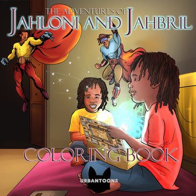 Urbantoons: The Adventures of Jahloni & Jahbril Coloring Book - UrbanToons Inc.