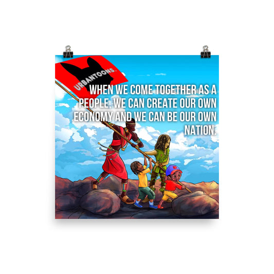 Urbantoons: One Nation 10x10 Poster - UrbanToons Inc.