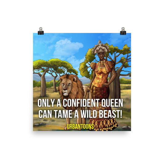 Urbantoons Queen 10x10 Poster - UrbanToons Inc.